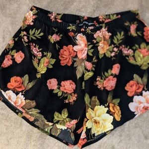 Floral print shorts